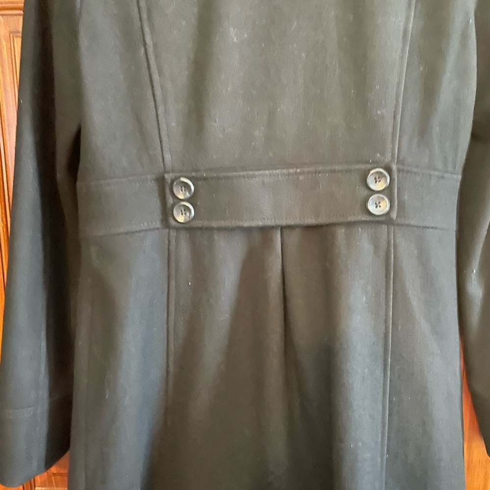 Old Navy Sz Med Black Pea Coat.